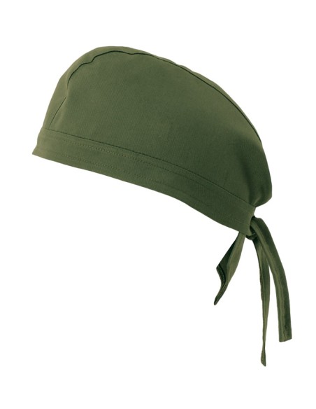 GORRO CON TIRAS. VERDE CAZA